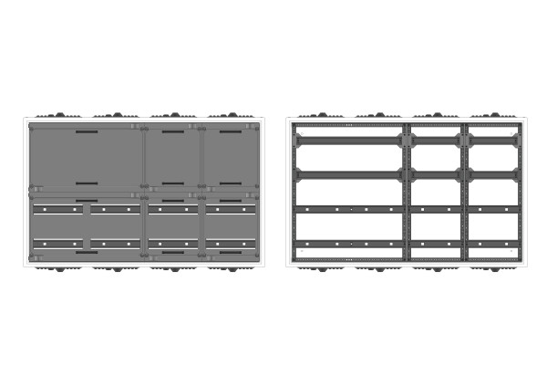 Automatenverteiler, AVK, BxHxT = 1050x650x140, S