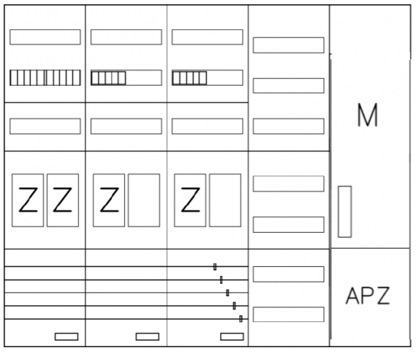 AEZ52-210-096, eHZ-Zählerverteilung