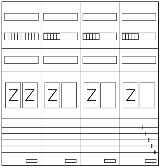 AEZ42-210-074, eHZ-Zählerverteilung