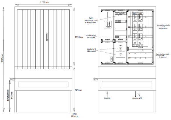 NA-Schutz Außenbereich 150kWp