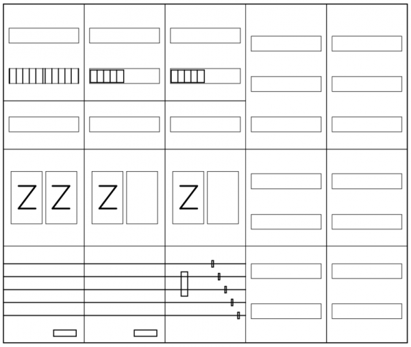 AEZ52-210-119, eHZ-Zählerverteilung