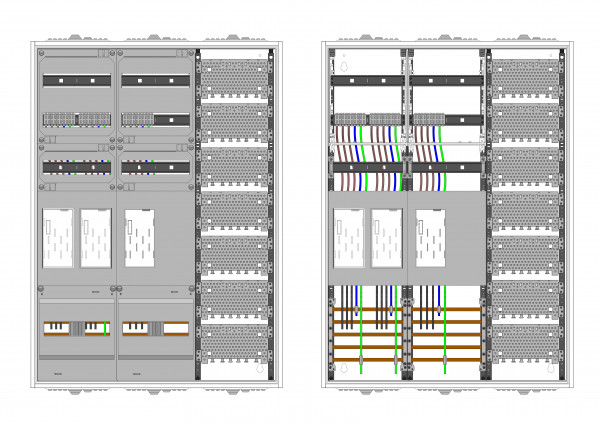 AEZ32-230-040, eHZ-Zählerverteilung