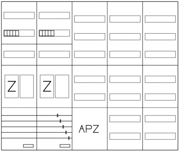 AEZ52-230-023, eHZ-Zählerverteilung