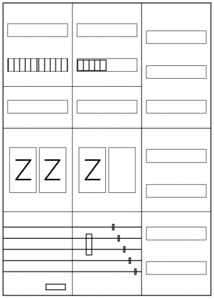 AEZ32-210-009, eHZ-Zählerverteilung