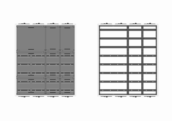 Automatenvert.-PS, AVB, BxHxT = 1050x1250x210, S