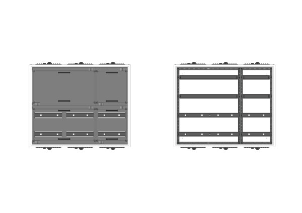 Automatenverteiler, AVB, BxHxT = 800x650x210, S