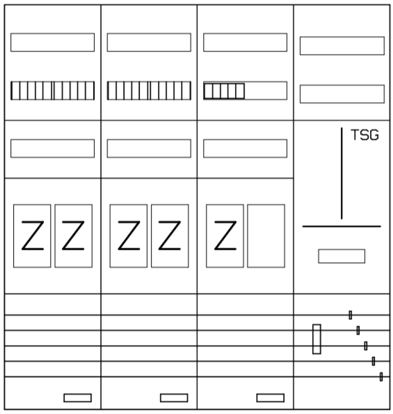 AEZ42-230-070, eHZ-Zählerverteilung