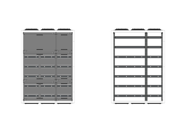 AVB3-7-300-PAutomatenverteiler, AVB, BxHxT = 820x1