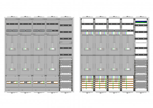 AZ102HS1M1-230, Zählerverteilung mit 3-Punkt