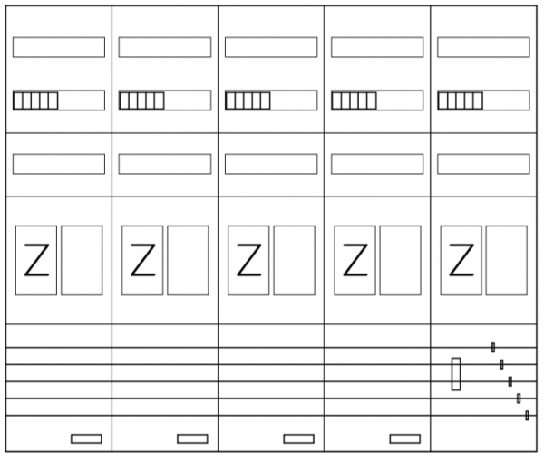 AEZ52-210-136, eHZ-Zählerverteilung