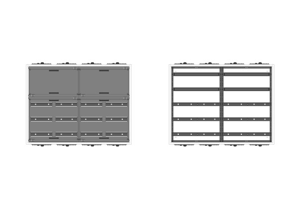 Automatenverteiler, AVB, BxHxT = 1050x800x230