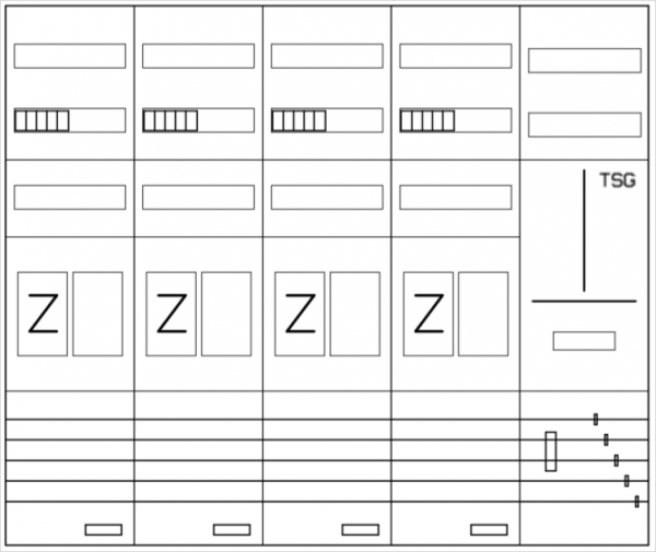 AEZ52-210-125, eHZ-Zählerverteilung