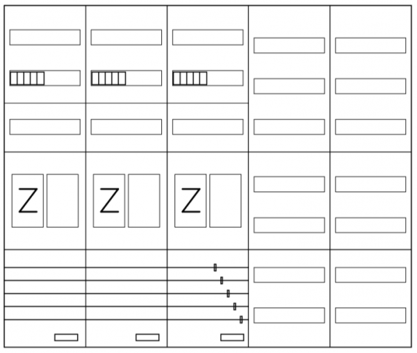AEZ52-230-094, eHZ-Zählerverteilung