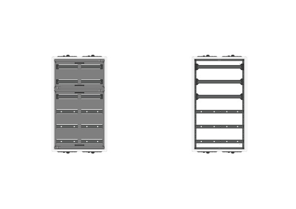 Automatenverteiler, UVK, BxHxT = 550x950x120