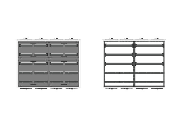 Automatenverteiler, AVK, BxHxT = 1050x800x140