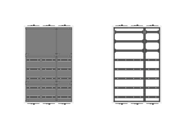 Automatenvert.-PS, AVK, BxHxT = 800x1250x210, S