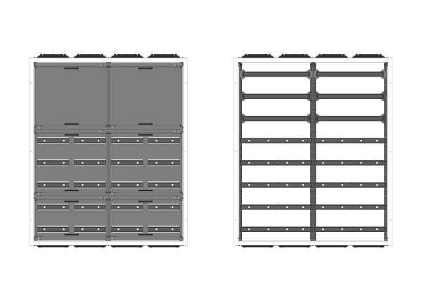 AVK4-8-500Automatenverteiler, AVK, BxHxT = 1070x12
