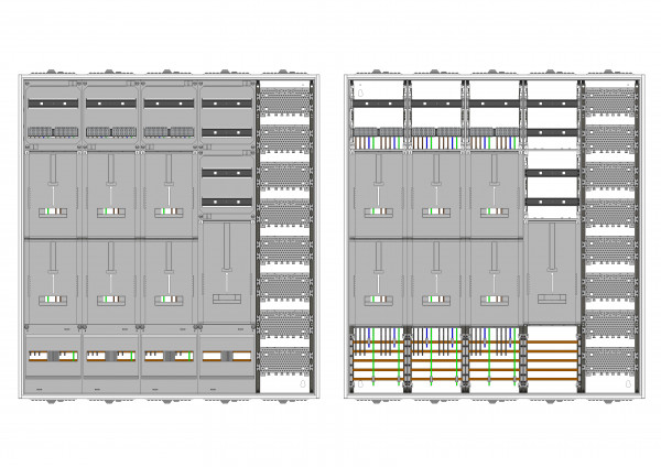 AZ102HS1M2-230, Zählerverteilung mit 3-Punkt