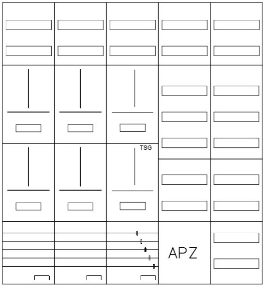 AZ102HS4A-210, Zählerverteilung mit 3-Punktbefesti