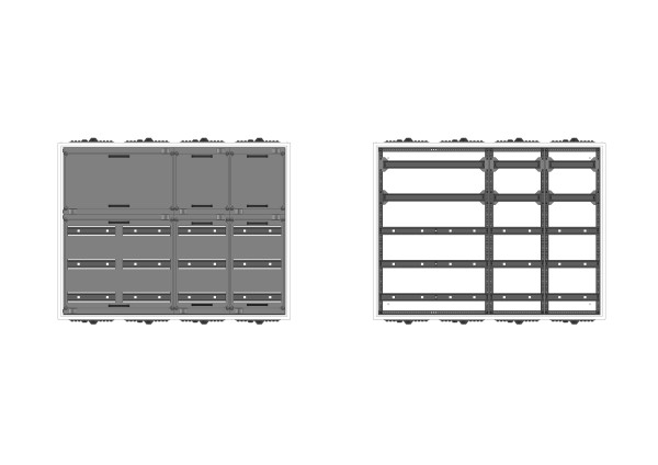 Automatenverteiler, AVK, BxHxT = 1050x800x140, S