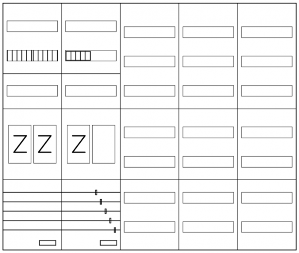 AEZ52-230-032, eHZ-Zählerverteilung