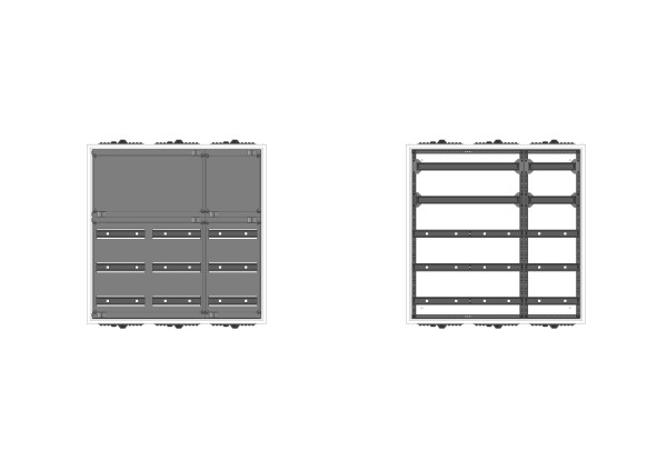 Automatenvert.-PS, UVK, BxHxT = 800x800x210, S