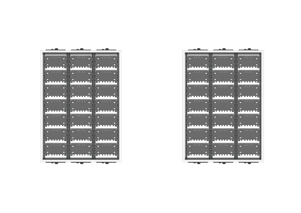 Automatenverteiler, AVK, BxHxT = 800x1100x140, M3