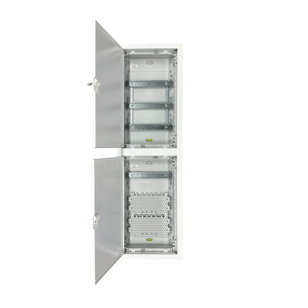 L-AMVK-3.36-MV-H | AP-Media-/Kleinverteilerkombination POLARIS 3-reihig vertikal | ohne Einbauten