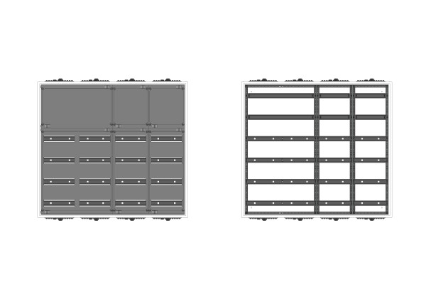 Automatenvert.-PS, AVB, BxHxT = 1050x950x210, S