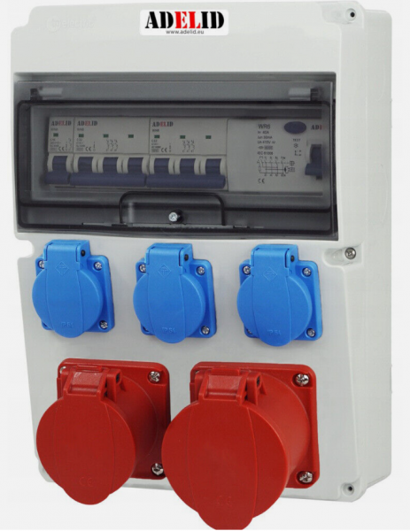 BWV0037 | Baustromwandverteiler Aufputz | 11TE