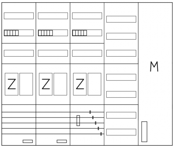 AEZ52-210-112, eHZ-Zählerverteilung