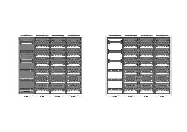 Automatenverteiler, AVK, BxHxT = 1050x950x140, M3