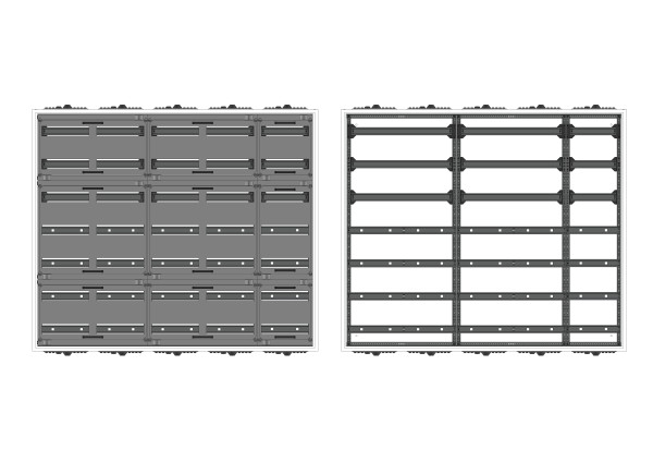 Automatenverteiler, AVK, BxHxT = 1300x1100x210, S