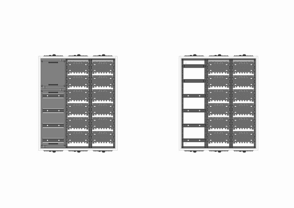 Automatenverteiler, UVB, BxHxT = 800x950x210, M2