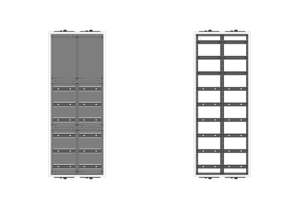 Automatenvert.-PS, AVB, BxHxT = 550x1400x230, S