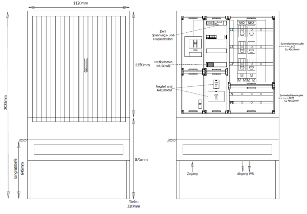 NA-Schutz Außenbereich 250kWp